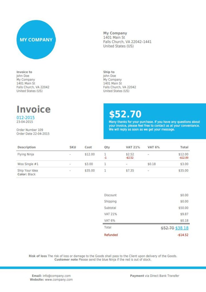 25 Must-Have WooCommerce Plugins for 2019 9 08 8 WooCommerce PDF Invoices
