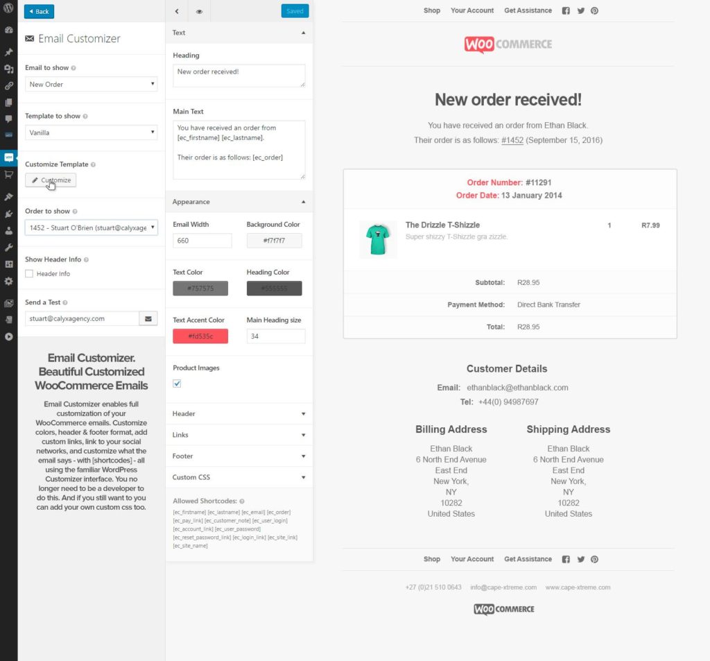 25 Must-Have WooCommerce Plugins for 2019 12 11 Email Customizer for WooCommerce