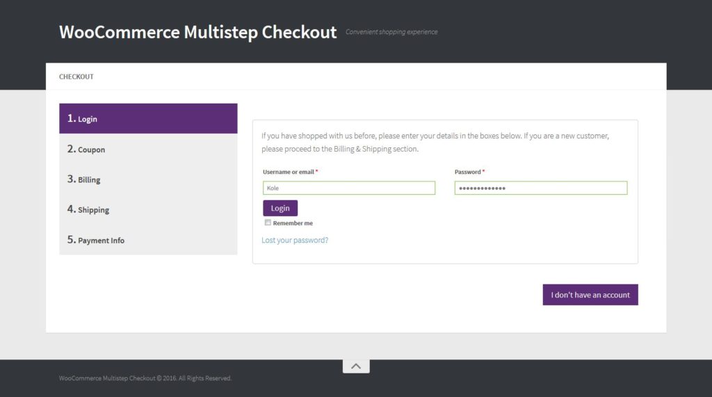 16 6 WooCommerce Multistep Checkout Wizard