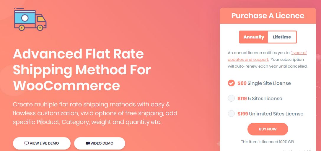 Advanced Flat Rate Shipping Method For WooCommerce