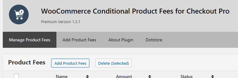 How to add Multiple Extra Fees for WooCommerce Order? 2 Plugin Dashboard in WooCommerce store