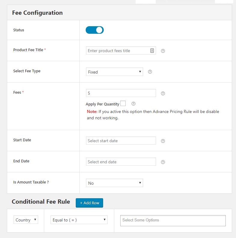 WooCommerce Conditional Product Fees for Checkout Pro