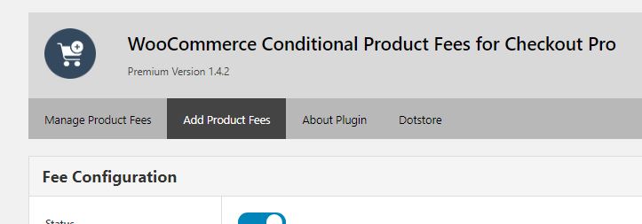 How to charge cart based extra Fee in WooCommerce? 1 Add Product Fee Option on the Plugin Dashboard