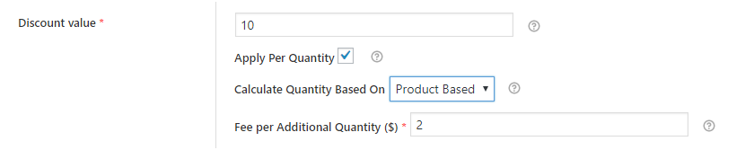 Using 'Apply Per Quantity' Feature in Discount Value