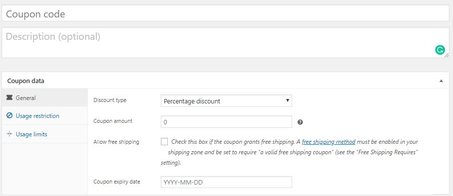 How to Enable Discounts & Coupons in your WooCommerce Store? 1 Figure 1 - Default Coupon Creation Method in WooCommerce