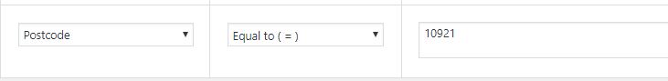 How to Enable Discounts & Coupons in your WooCommerce Store? 5 Figure 5 - Adding a postcode-based dynamic discount rule for the advanced coupon