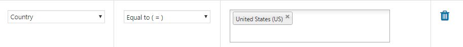 How to Enable Discounts & Coupons in your WooCommerce Store? 6 Figure 6 - Adding a country-based dynamic discount rule for the advanced coupon