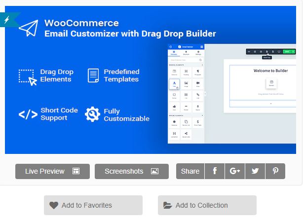 Figure 8 - Woomail - The WooEmail Customizer - List of 10 Best Email Customizer Plugins (WooCommerce)