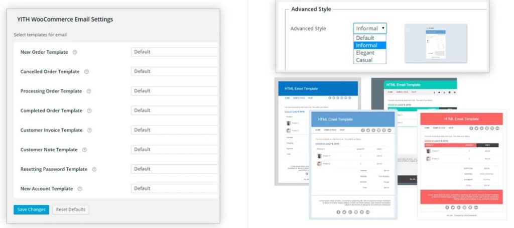Figure 9 - YITH WooCommerce Email Customizer - List of 10 Best Email Customizer Plugins (WooCommerce)