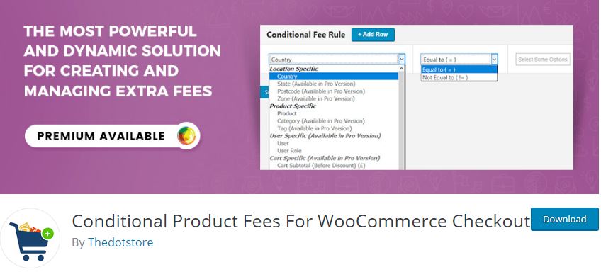 Best WooCommerce Plugins for Your Store’s Extended Capability – 60+ Plugins 11 Conditional product fees for woocommerce checkout