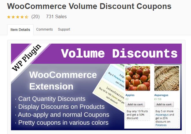 Best WooCommerce Plugins for Your Store’s Extended Capability – 60+ Plugins 34 5‑6 - Top 6 WooCommerce Coupon Plugins - 6 - WooCommerce Volume Discount Coupon Plugin