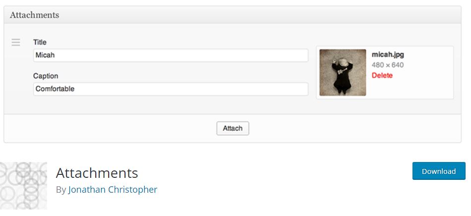 Best WooCommerce Plugins for Your Store’s Extended Capability – 60+ Plugins 55 9‑5 - Top 5 WooCommerce Attachment Plugins - 5 - Attachments Plugin