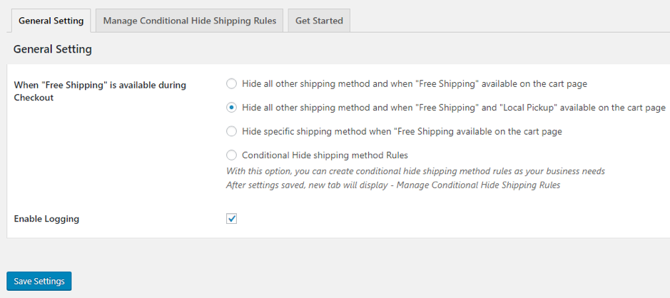 How to Hide All Other Shipping Methods when the cart has Free Shipping 4 hide all other shipping methods when Free Shipping