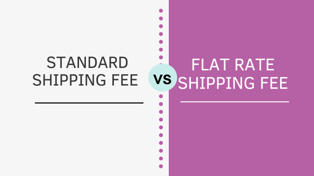 Standard Vs Flat Rate Shipping Fee in WooCommerce