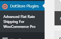 Figure 2: The link to use 'Advanced Flat Rate for WooCommerce Pro'