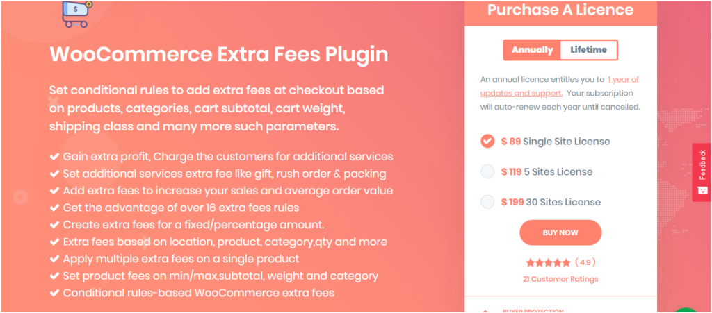 How to add rules based WooCommerce extra fees? 1 Figure 1 - WooCommerce Extra Fee Plugin or Conditional Fee for Checkout Plugin