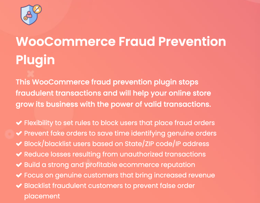 WooCommerce Fraud Prevention Plugin