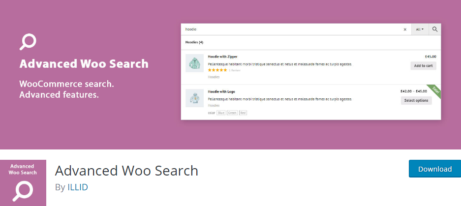 Plugin 2 - Advanced Woo Search - 5 Awesome WordPress Search Plugins