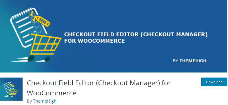 Plugin 2 - Checkout Field Editor for WooCommerce - Top 5 WooCommerce Checkout Field Editor Plugins for Sellers