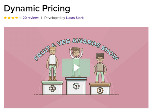 Top 14 Best WooCommerce Extra fees Plugin listing 2 Plugin 2 - Dynamic Pricing - One of the Top 14 WooCommerce Extra Fees Plugins