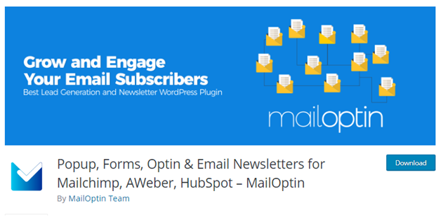 Plugin 4 – MailOptin Plugin - 5 Most Useful WordPress Newsletter Plugin