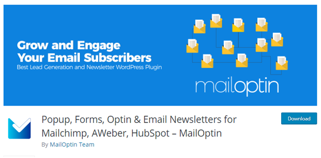 5 Most Useful WordPress Newsletter Plugin 4 Plugin 4 – MailOptin Plugin - 5 Most Useful WordPress Newsletter Plugin