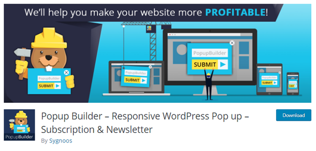 Plugin 5 – Popup Builder - 5 Most Useful WordPress Newsletter Plugin