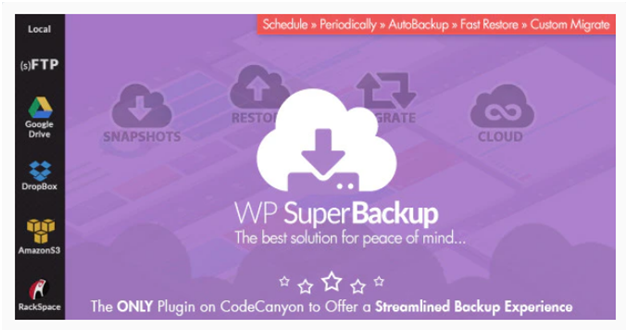 Plugin 2 - WP SuperBackup - One of the most Powerful WordPress Migration Plugins