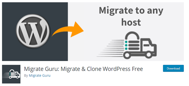 Plugin 3 - Migrate Guru - One of the most Powerful WordPress Migration Plugins