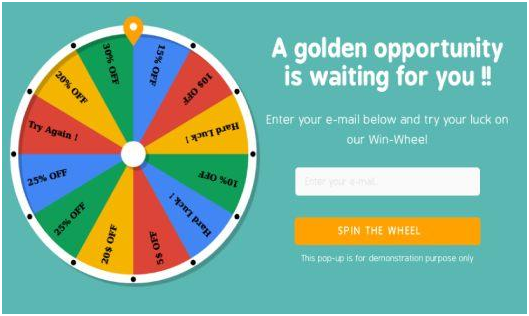 Discount Win-Wheel For WooCommerce [Plugin 1 of Top 20 Free WooCommerce Discounts Plugins]
