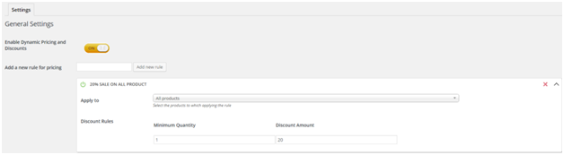 YITH WooCommerce Dynamic-Pricing And Discounts plugin