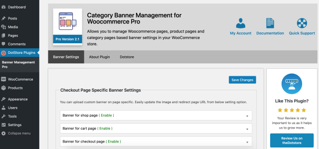 How to Add Banners in WooCommerce? Page & Category Banner 2 category banner management plugin1