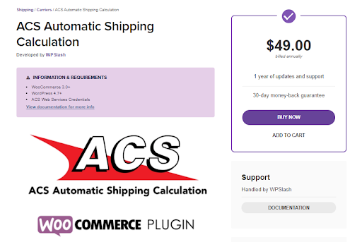 Top WooCommerce Shipping Calculator Plugins you Must Need to Ease your Shipping Process 4 ACS Automatic Shipping Calculation plugin