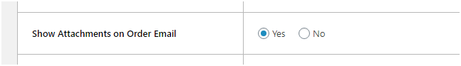 Figure 2: Enabling WooCommerce email Attachment using Product Attachments for WooCommerce Plugin