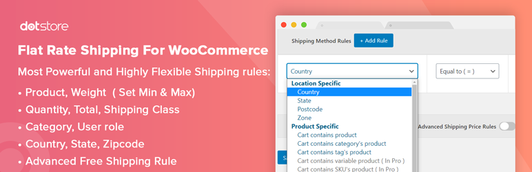 5 Best WooCommerce Table Rate Shipping Plugins 1 Flat Rate Shipping Plugin For WooCommerce