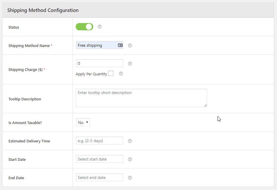 Complete WooCommerce Shipping and Shipping Fee Guide to Help Sellers do well in Business 3 Shipping method configuration