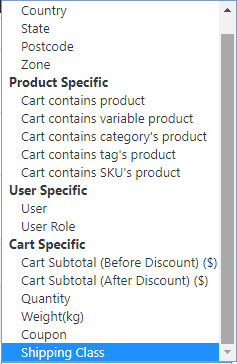 Complete WooCommerce Shipping and Shipping Fee Guide to Help Sellers do well in Business 4 Shipping method conditions