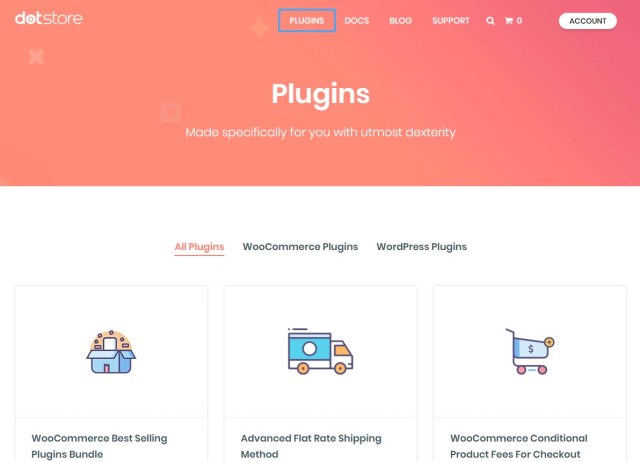 WooCommerce Flat Rate Shipping: How To Setup with Plugins 3 Downloading the DotStore Flat Rate Shipping Plugin