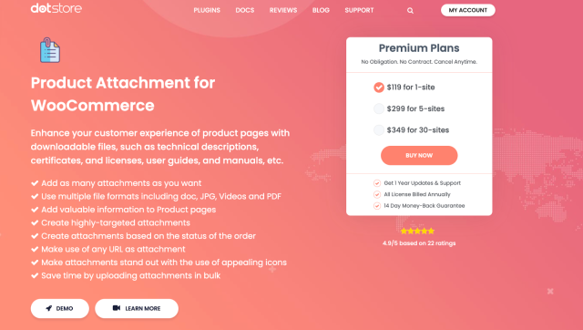 Product Attachment for WooCommerce
