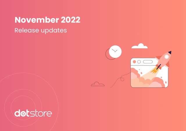 Dotstore Monthly News — November 2022