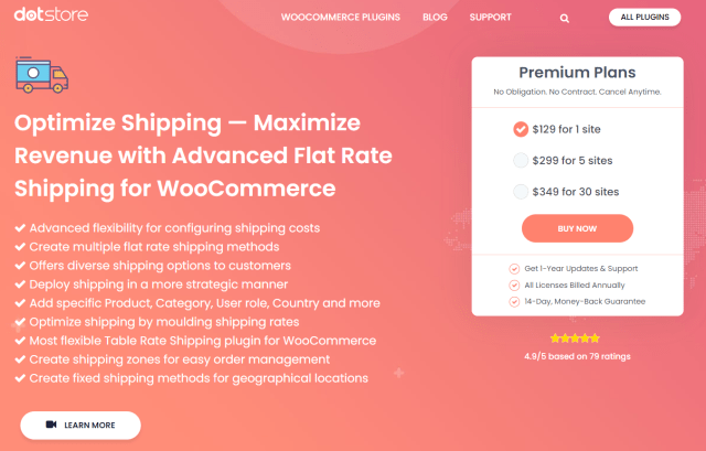 Flat Rate Shipping plugin for WooCommerce by DotStore