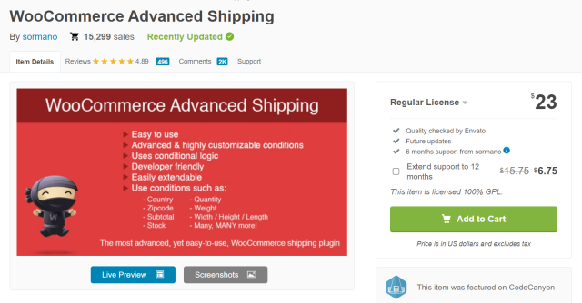 WooCommerce Advanced Shipping Plugin