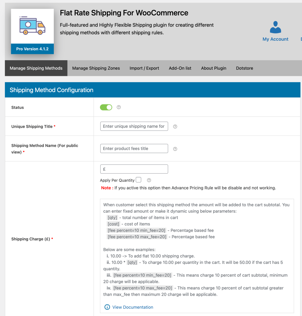 How to Set Up Per-Product Shipping in WooCommerce 5 Add new shipping method using the Advanced Flat Rate Shipping Plugin for WooCommerce