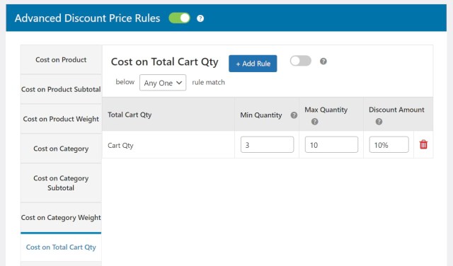 WooCommerce Dynamic Pricing and Discount Rules – customize advanced discount rules.