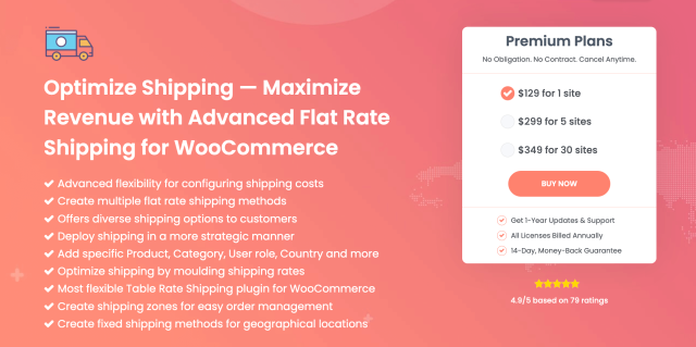 Advanced Flat Rate Shipping Plugin for WooCommerce
